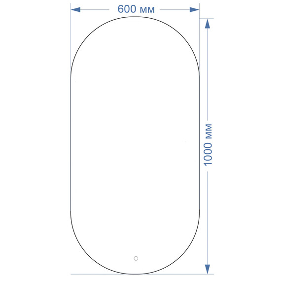 Зеркало Azario Alone Arco 60 см CS00078967 фото 3