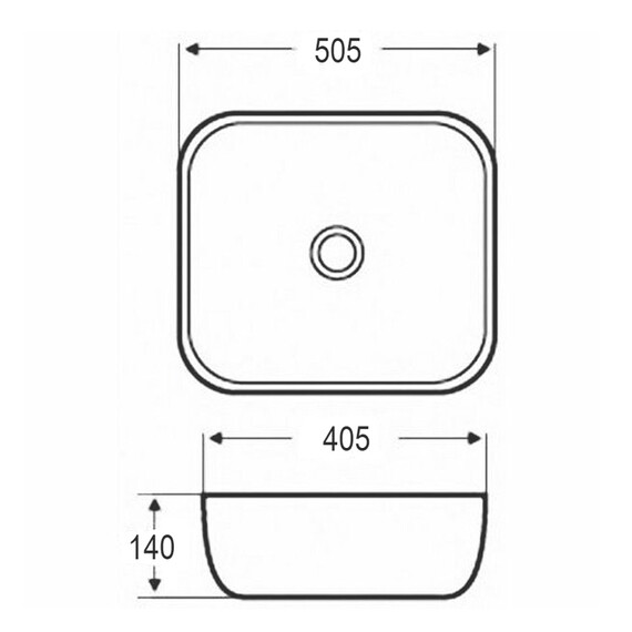 Раковина-чаша Azario 50 см AZ-2143 SP фото 3