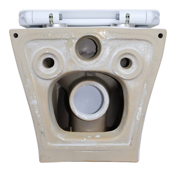 Унитаз подвесной безободковый Azario Fretta Round с тонкой крышкой микролифт фото 9