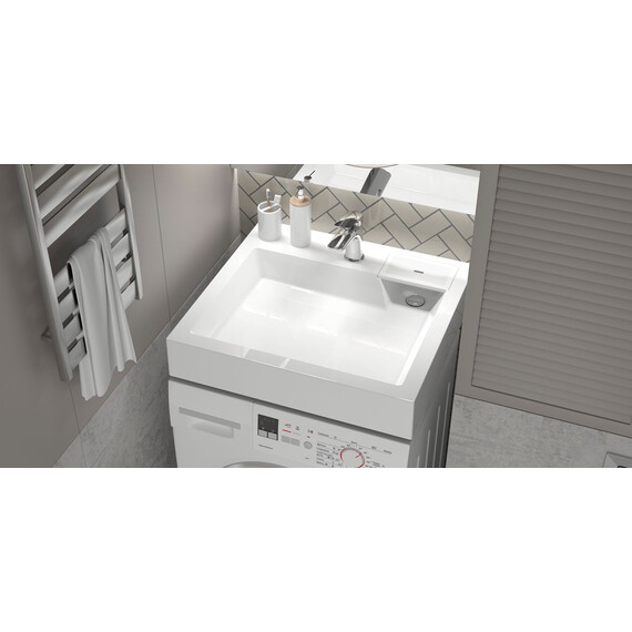 Раковина над стиральной машиной Azario Slim 60 см CS00078302 фото 3