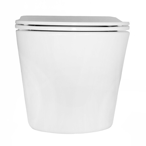 Унитаз подвесной безободковый Azario Teramo AZ-0053 SP с крышкой микролифт, Цвет производителя: белый фото 11