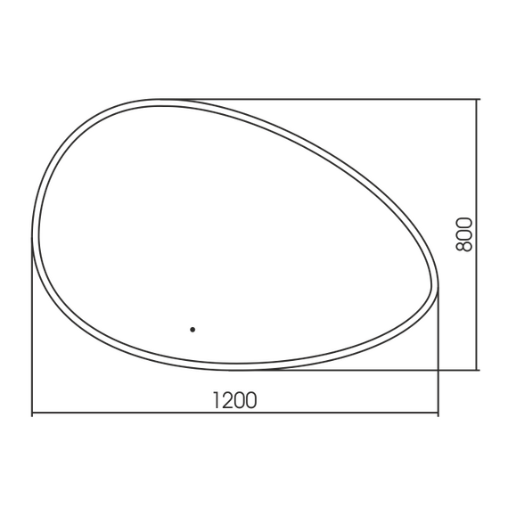 Зеркало Azario Omega Led 120 см фото 4