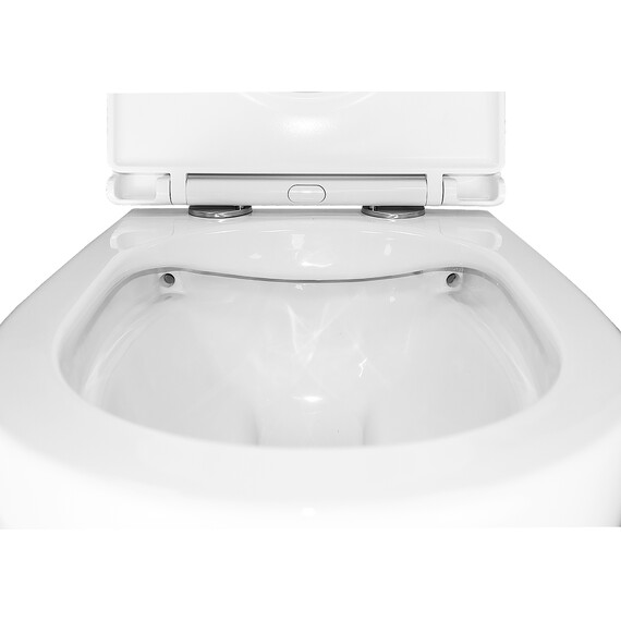 Унитаз подвесной безободковый Azario Navio AZ-0074 с крышкой микролифт фото 8