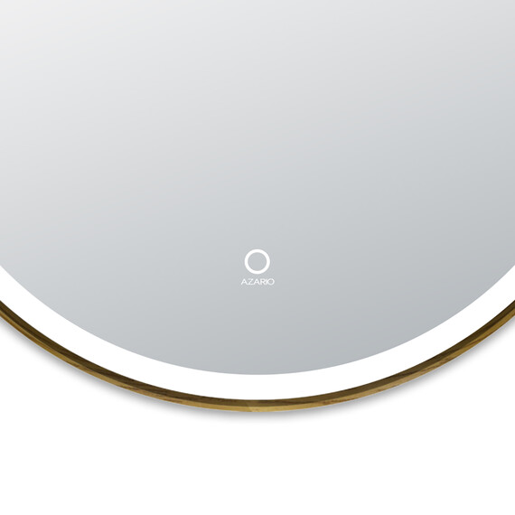 Зеркало Azario Diana 80 см AZ-Z-261CS, дерево фото 4