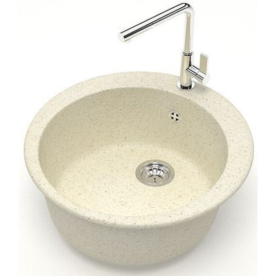 Кухонная мойка Azario Vital CS00078344, бежевый, Цвет производителя: бежевый фото 2