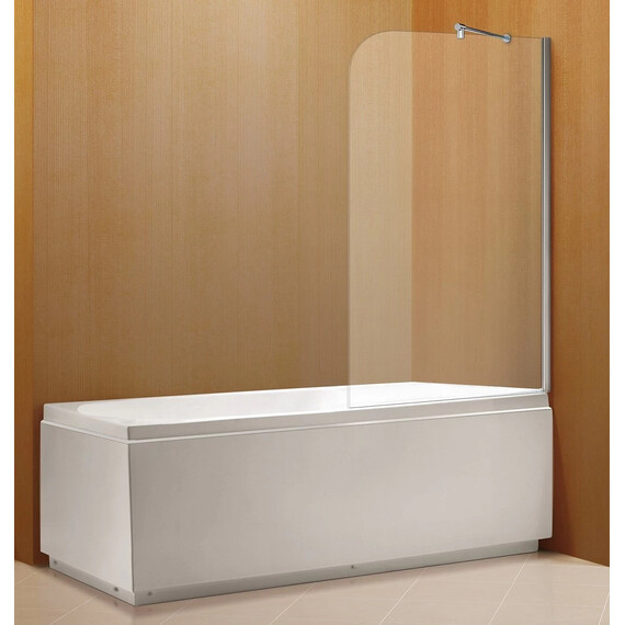 Шторка для ванны Azario Merrit 80х140 см AZ-NF6310 800, хром/прозрачное фото 2