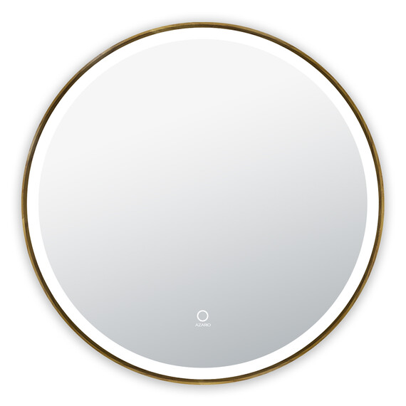 Зеркало Azario Diana 80 см AZ-Z-261CS, дерево фото 2