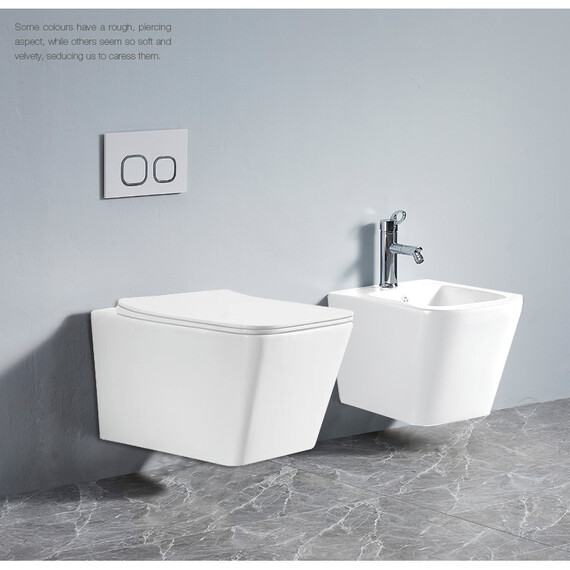 Унитаз подвесной безободковый Azario Boca AZ-2002 с крышкой микролифт, Цвет производителя: белый фото 12