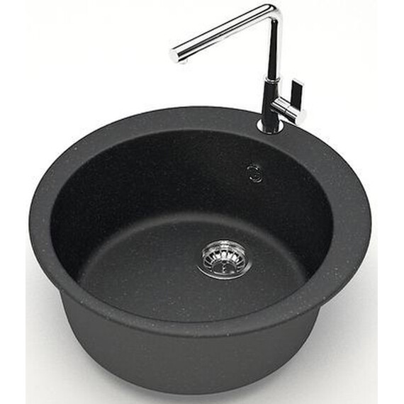 Кухонная мойка Azario Vital CS00078345, чёрный, Цвет производителя: чёрный фото 2