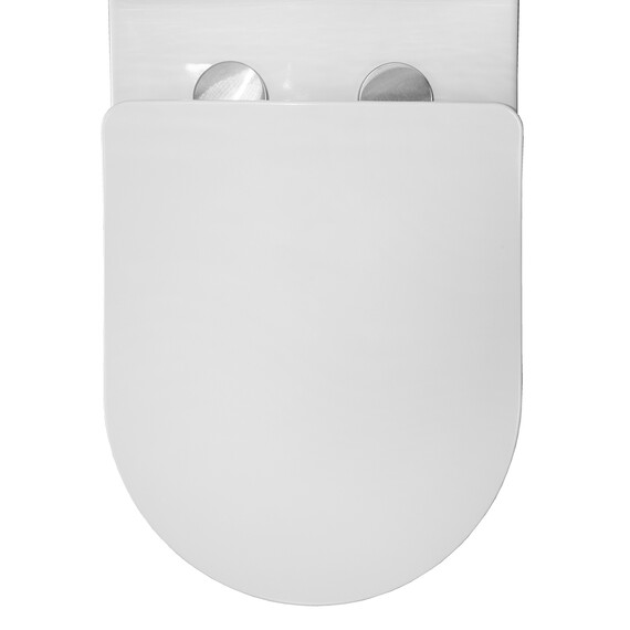 Унитаз-компакт безободковый Azario Ambra AZ-848 с крышкой микролифт фото 10