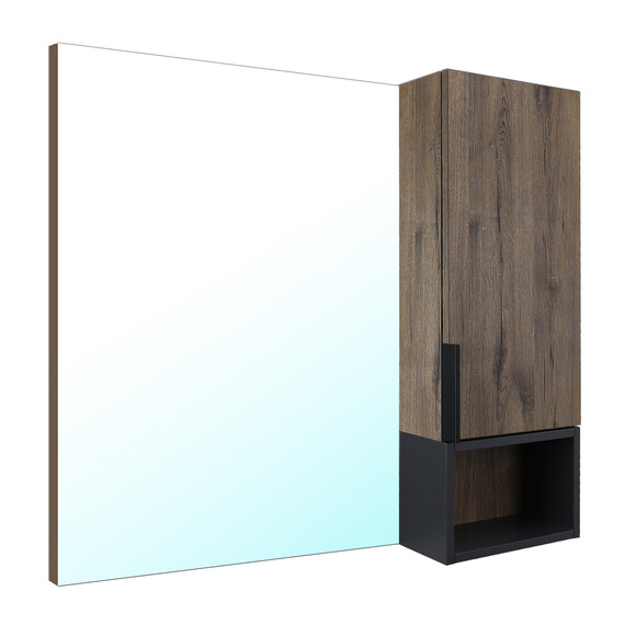 Зеркало-шкаф Azario Gris 90 см CS00080416, дуб веллингтон фото 3