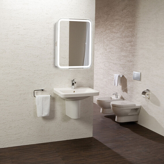 Зеркало-шкаф Azario Фиджи flip Led 60 см LED-00002472 фото 3