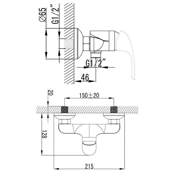 Смеситель для душа Azario Sintra AZ-WKF33361C фото 6