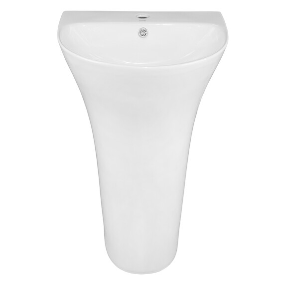 Раковина напольная Azario Fretta Round 48 см фото 2