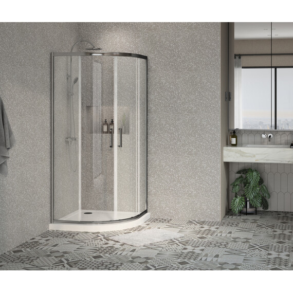 Душевое ограждение Azario Ostin 100x100 см AZ-121 S А, хром/прозрачное фото 4