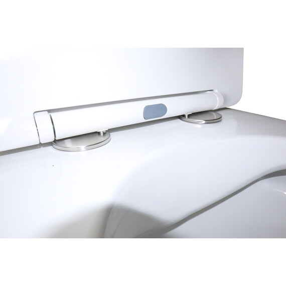 Унитаз-моноблок безободковый Azario Gressa AZ-1111 с крышкой микролифт фото 6