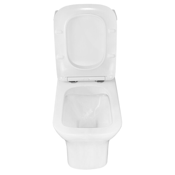 Унитаз-моноблок безободковый Azario Lodi AZ-8617 с крышкой микролифт фото 4