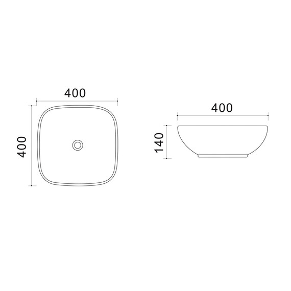 Раковина-чаша Azario 40 см AZ41016 фото 3