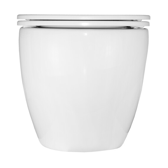 Унитаз подвесной безободковый Azario Navio AZ-0074 с крышкой микролифт фото 10