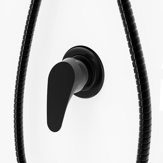 Душевая кабина Loranto Neo 90х90 см CS-21800, чёрный/прозрачное фото 7