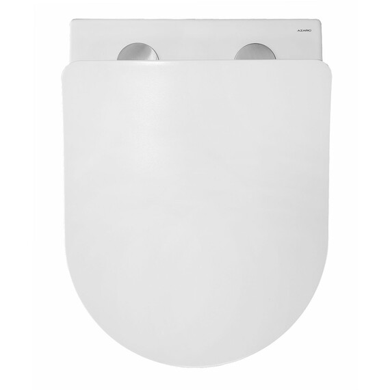 Унитаз подвесной безободковый Azario Teramo AZ-0053 SP с крышкой микролифт, Цвет производителя: белый фото 10