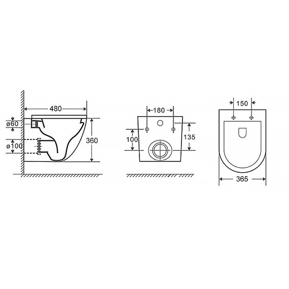 Унитаз подвесной безободковый Azario Teramo AZ-0053 SP с крышкой микролифт, Цвет производителя: белый фото 15