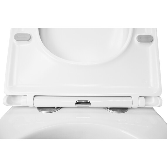 Унитаз подвесной безободковый Azario Flavia AZ-0076-UQ1 с крышкой микролифт (Система смыва торнадо) фото 7