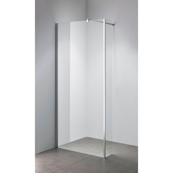 Душевая перегородка Loranto Walk-in 140 см CS-L801 140, хром/прозрачное фото 2