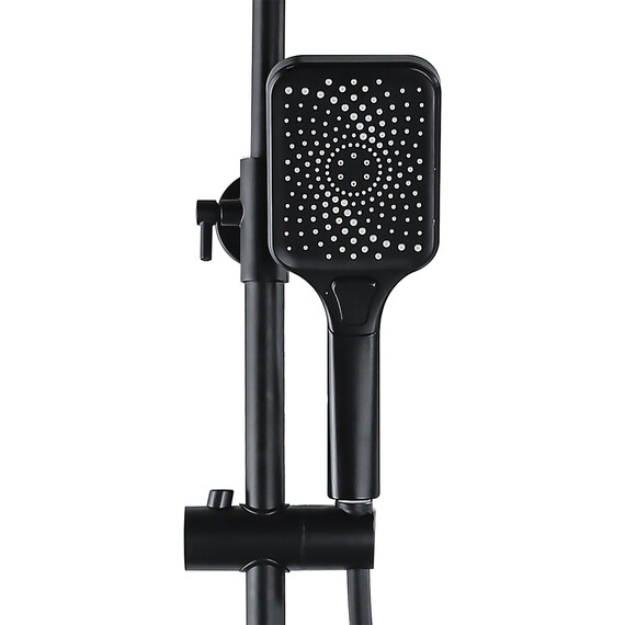 Душевая стойка Azario Arizona AZ-20BS, черный, Цвет производителя: чёрный фото 4