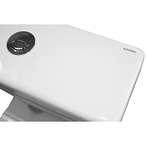 Унитаз-компакт безободковый Azario Mons AZ-76004 с тонкой крышкой микролифт фото 12
