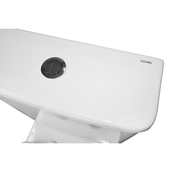 Унитаз-компакт безободковый Azario Anteo Round AZ-1219A с тонкой крышкой микролифт фото 8