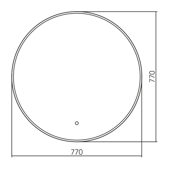 Зеркало Azario Плаза-2 77 см LED-00002246 фото 5