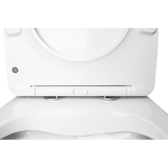 Унитаз-моноблок безободковый Azario Terni AZ-8618 с крышкой микролифт фото 9