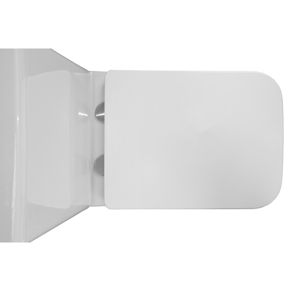 Унитаз-компакт безободковый Azario Fresco AZ-8302 с тонкой крышкой микролифт фото 11