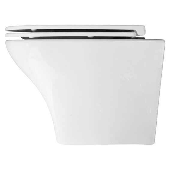 Унитаз подвесной безободковый Azario Porta AZ-0064 с крышкой микролифт фото 4