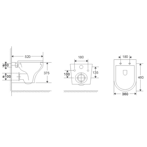 Унитаз подвесной безободковый Azario Porta AZ-0064 с крышкой микролифт фото 10