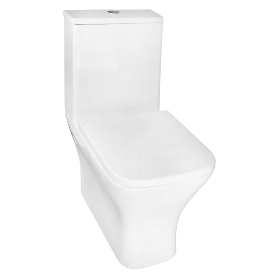 Унитаз-компакт безободковый Azario Blaise AZ-55-1 с крышкой микролифт фото 2