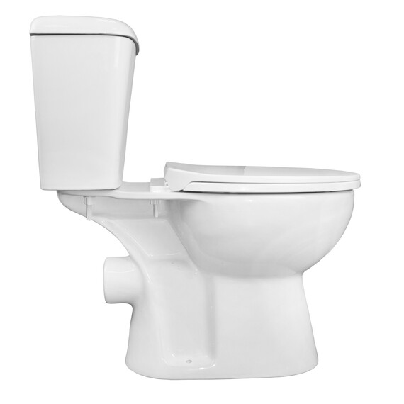 Унитаз-компакт Loranto Lino CS-CT8812 с тонкой крышкой микролифт фото 6