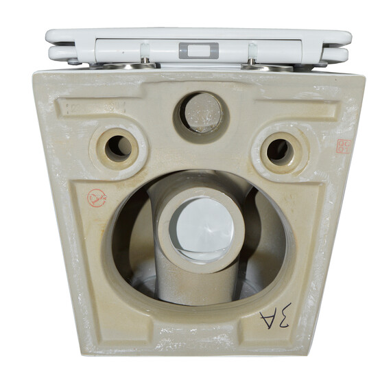 Унитаз подвесной безободковый Azario Vento AZ-1046 с тонкой крышкой микролифт фото 8