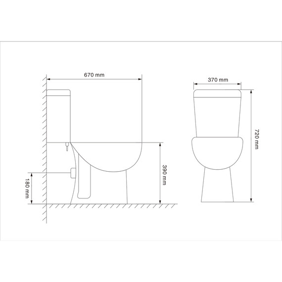 Унитаз-компакт Loranto Lino CS-CT8812 с тонкой крышкой микролифт фото 10