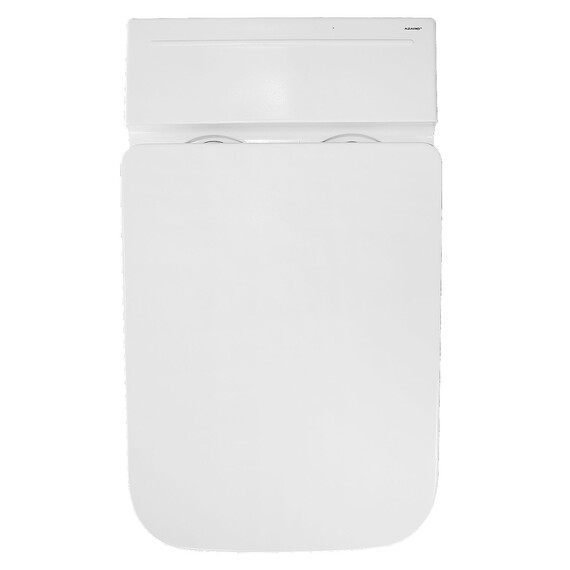 Унитаз подвесной импульсный Azario AZ-101C с тонкой крышкой микролифт (монтажная рама в комплекте) фото 8