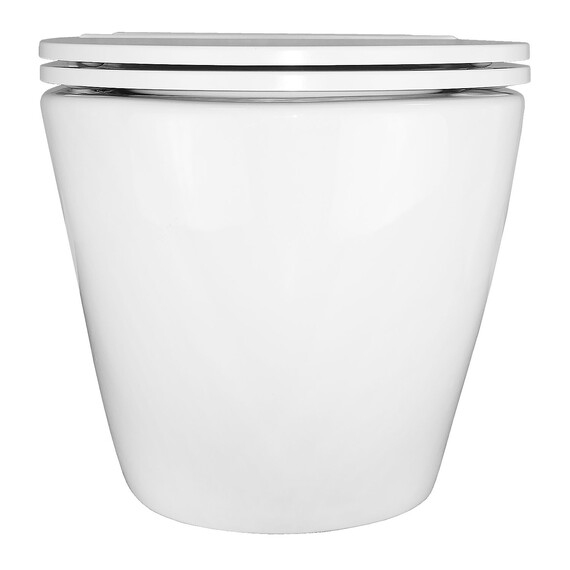 Унитаз подвесной импульсный Azario AZ-102C с тонкой крышкой микролифт (монтажная рама в комплекте) фото 9