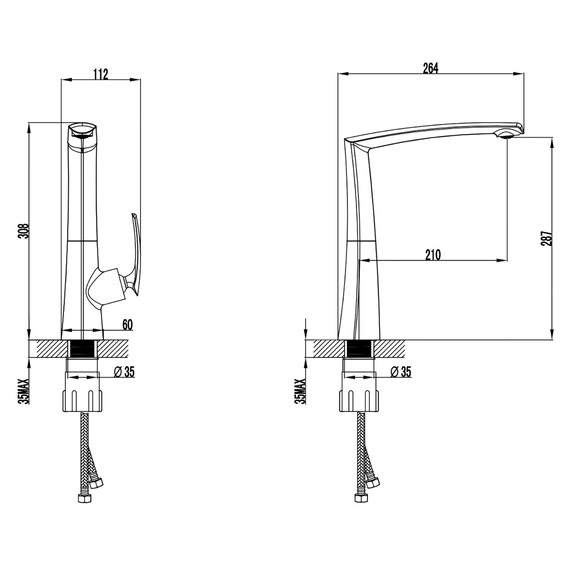 Смеситель для кухни Azario Reuleaux AZ-VMF568296C фото 2