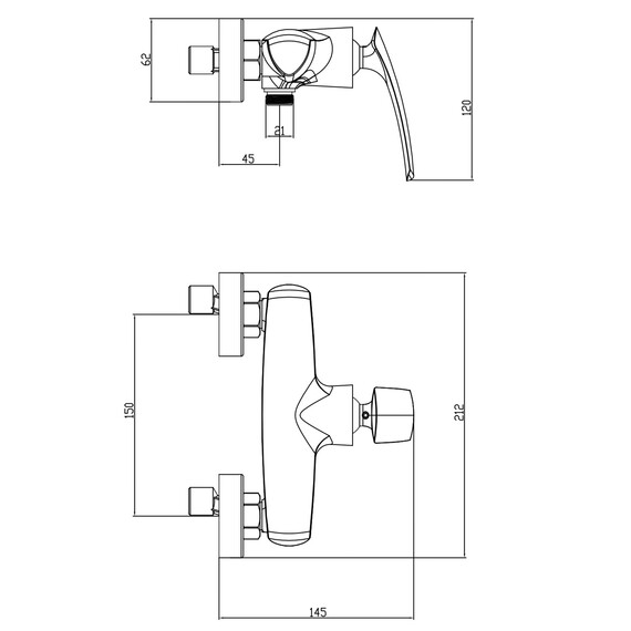 Смеситель для душа Azario Reuleaux AZ-VWF338296C фото 6