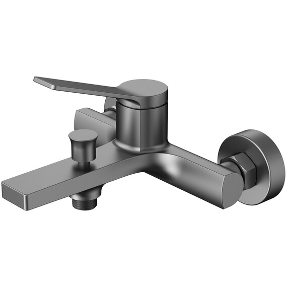 Смеситель для ванны Azario Vise AZ-VSA238330AJ, графит, Цвет производителя: оружейная сталь фото 2