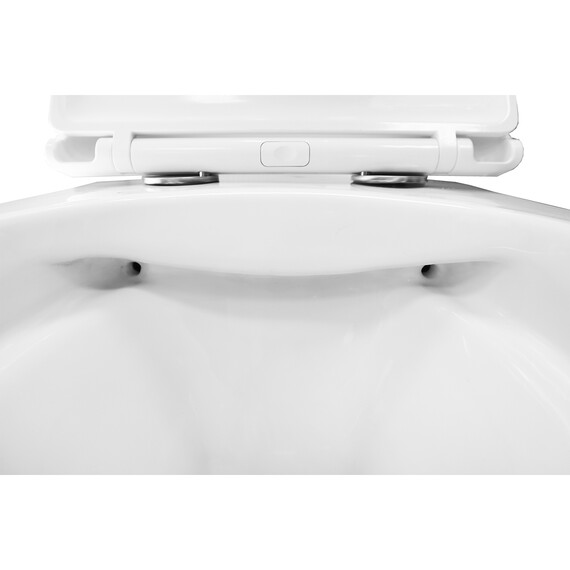 Унитаз подвесной безободковый Azario Felice AZ-0051 с крышкой микролифт фото 18