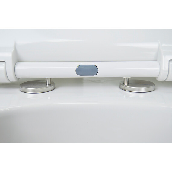 Унитаз подвесной безободковый Azario Ferio 87565 с тонкой крышкой микролифт фото 6