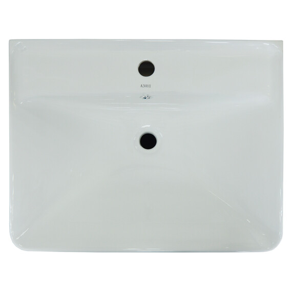 Тумба подвесная с раковиной Azario Lotos 60/2 см CS00083929, белый фото 4