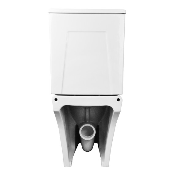 Унитаз-компакт безободковый Azario Avero AZ-3121 с крышкой микролифт фото 9