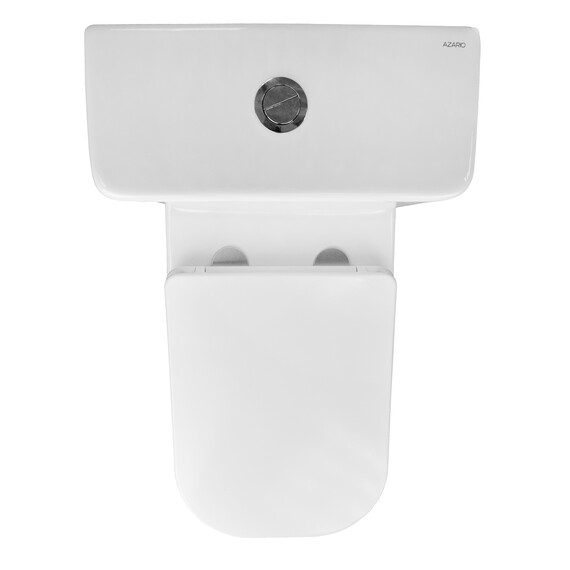 Унитаз-компакт безободковый Azario Fretta Square AZ-5121 с крышкой микролифт фото 9
